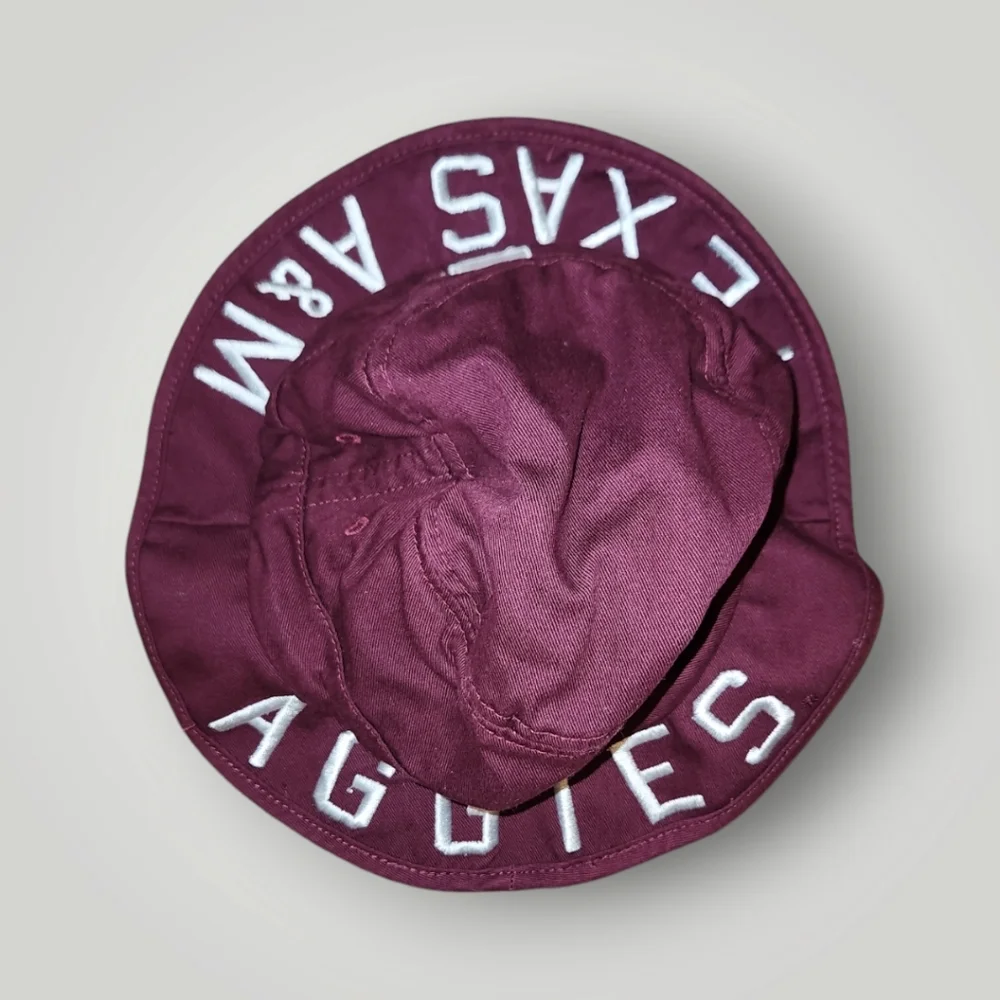 Adidas Kid's youth S/M NCAA TEXAS A&M UNIVERSITY AGGIES Maroon Bucket Hat